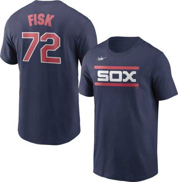 Nike Men's Chicago White Sox Carlton Fisk #27 Navy T-Shirt product image