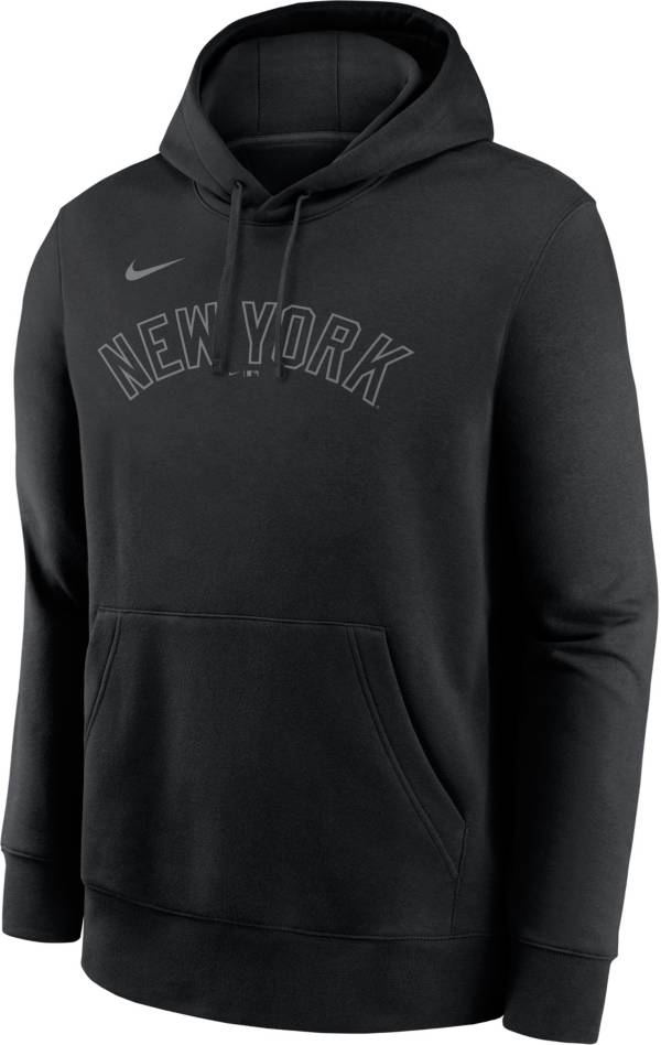 Nike Men's New York Yankees Black Wordmark Pullover Hoodie product image