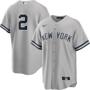 sorry, Nike Men's New York Yankees Derek Jeter #2 Gray Cool Base Jersey is currently out of stock