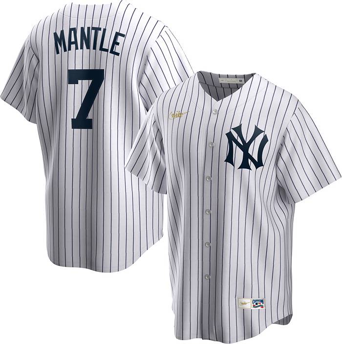 Nike Men's Replica New York Yankees Aaron Judge #99 White Cool Base Jersey