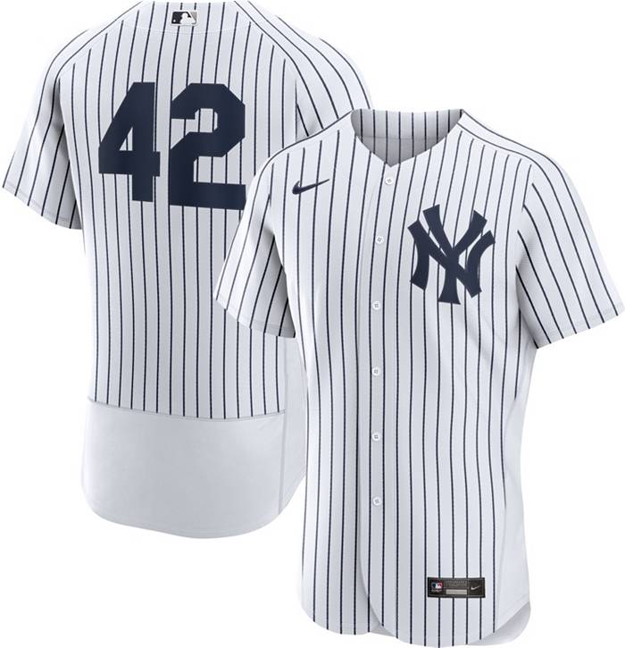 Nike Men's Replica New York Yankees Aaron Judge #99 White Cool Base Jersey