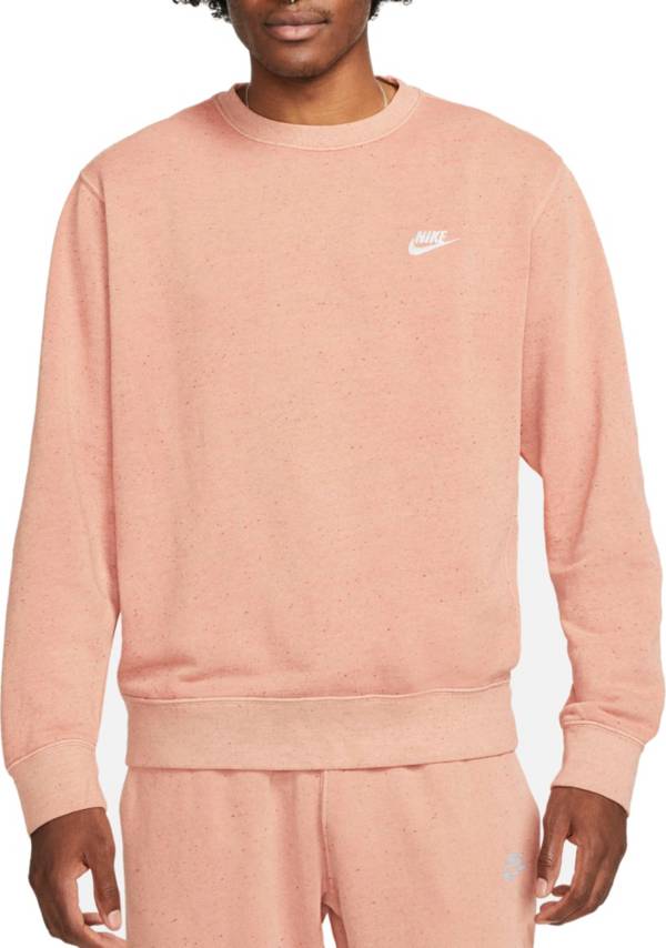 pink nike crewneck sweatshirt mens