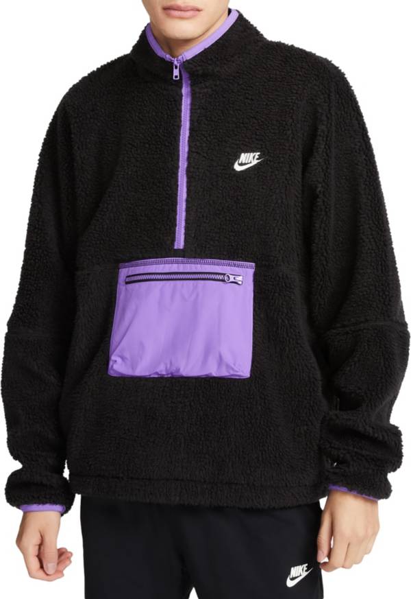 Nike Men's Club Fleece 1/2 Zip Anorak Sherpa Jacket product image