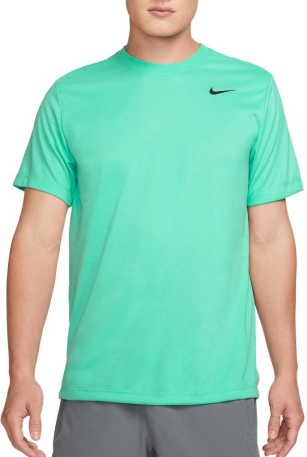 Nike Mens Legend Long Sleeve Training Crew Top - GREEN