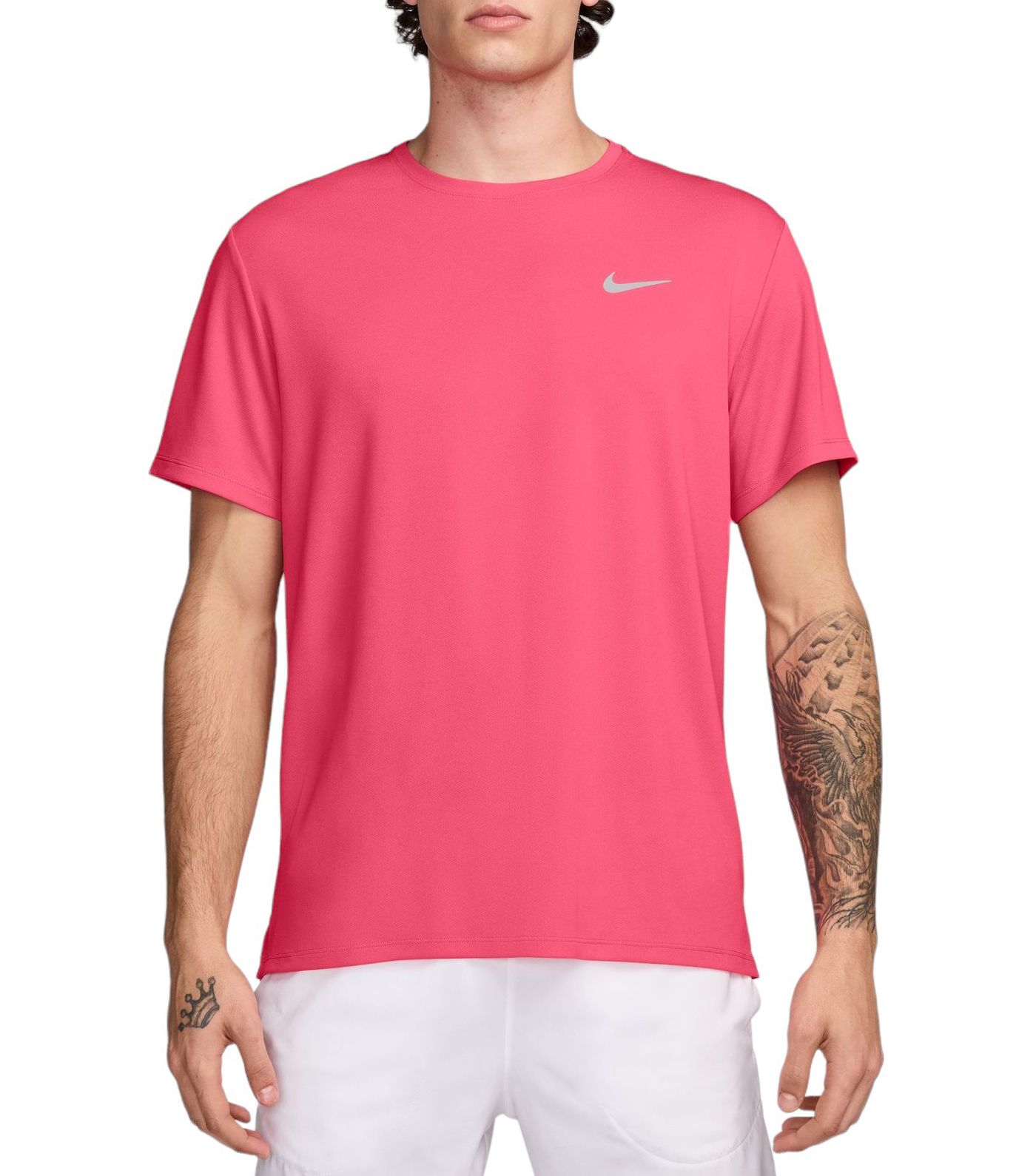 Nike Men s Dri FIT UV Miler Short Sleeve Running Shirt