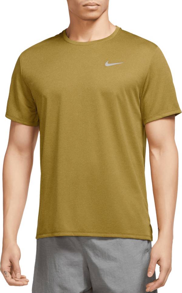 Nike Men's Dri-FIT UV Miler Short-Sleeve Running Shirt Sporting Goods