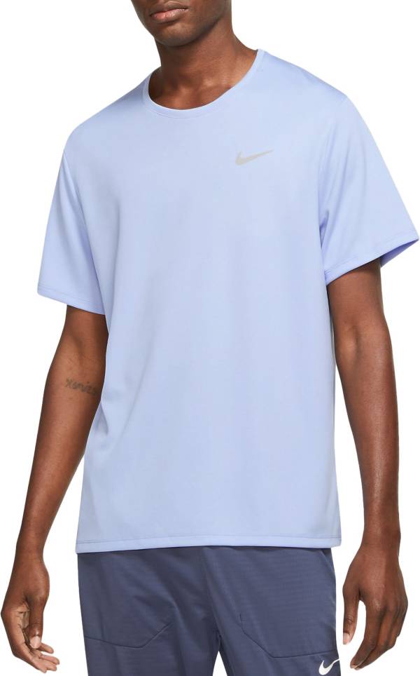 Nike Men's Miler Dri-FIT UV Long-Sleeve Running Top White