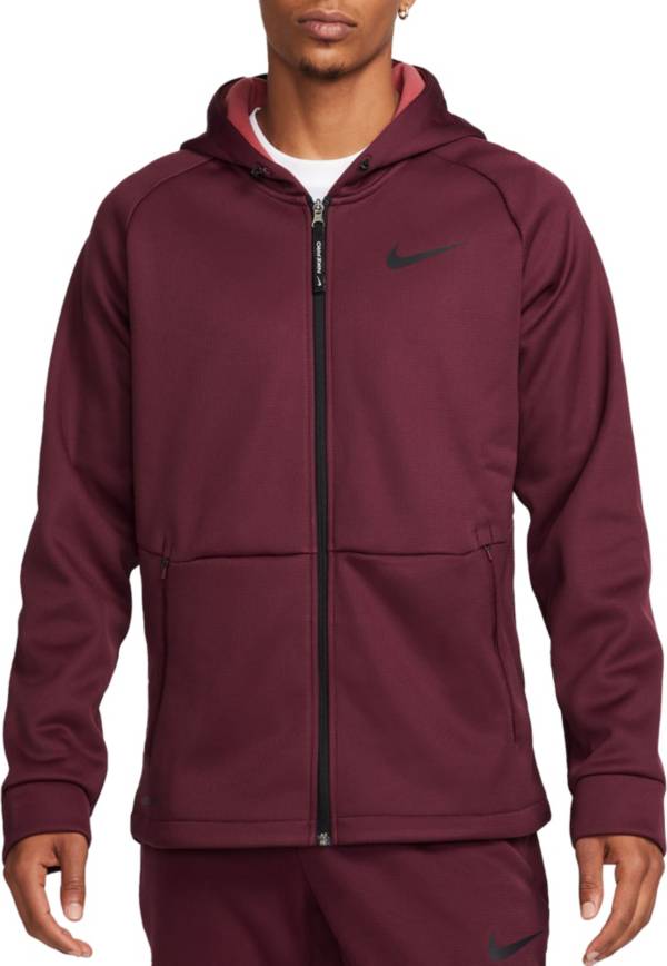 Nike men's therma discount full zip hooded jacket