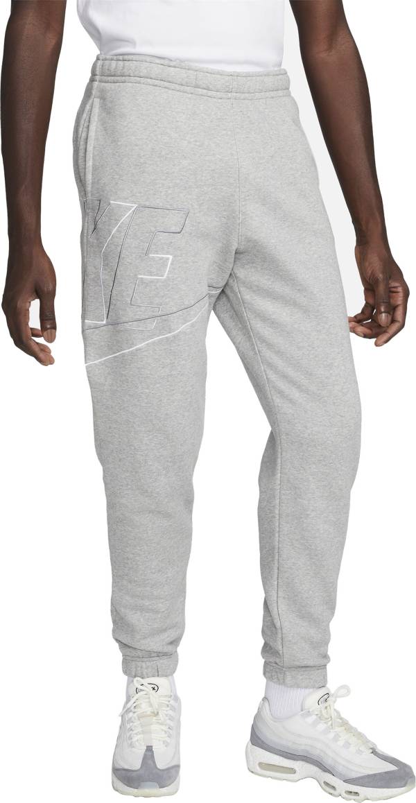 men's brushed back fleece joggers