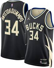 NEW Majestic MILWAUKEE BUCKS Giannis Antetokounmpo #34 NBA Mens T