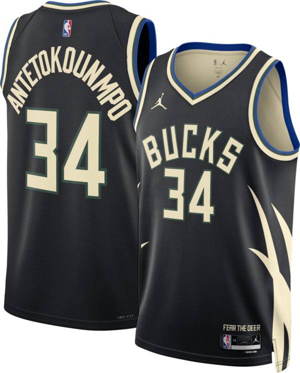 Cercanamente montar Noreste Nike Men's Milwaukee Bucks Giannis Antetokounmpo #34 Black Dri-FIT Swingman  Jersey | Dick's Sporting Goods