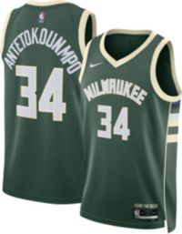 Nike Youth Milwaukee Bucks Giannis Antetokounmpo #34 Black Dri-FIT Swingman  Jersey