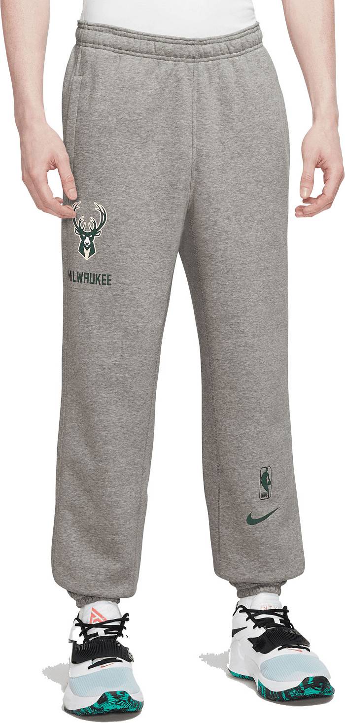 Milwaukee Bucks Courtside City Edition Men's Nike NBA Fleece Pants.