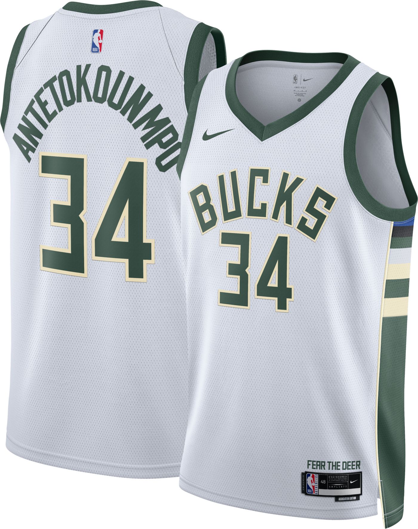 Giannis Antetokounmpo buy Milwaukee Bucks Jersey Adult Medium New