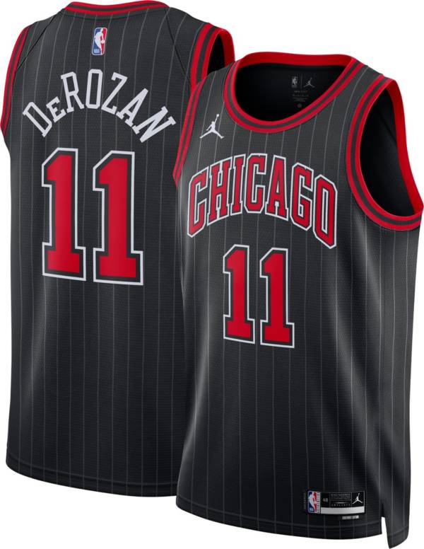 Nike Mens DeMar DeRozan Bulls Swingman Jersey - Black Size S