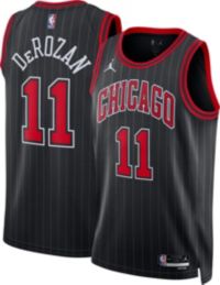 Nike Men's Chicago Bulls DeMar DeRozan #11 Red Dri-Fit Swingman Jersey, XXL