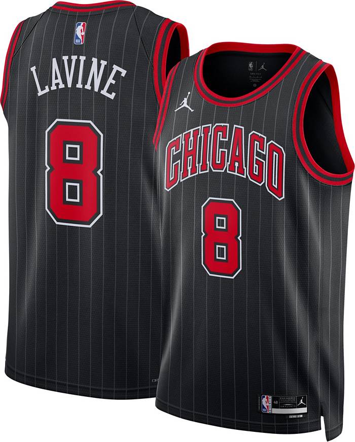 Men's Chicago Bulls #8 Zach LaVine Blue 2019-20 City Edition Nike