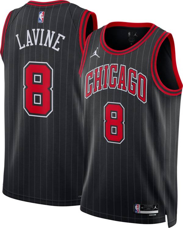 Nike Men's Chicago Bulls Zach LaVine #8 Black Dri-FIT Swingman Jersey product image