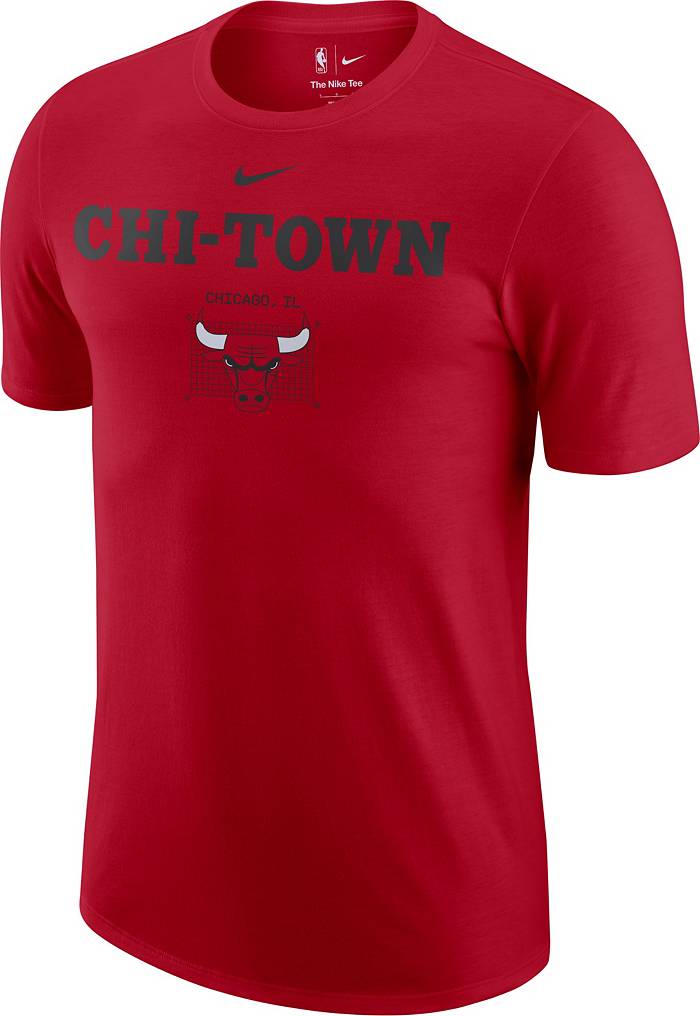 Men's Concepts Sport Black/Red Chicago Bulls Long Sleeve T-Shirt