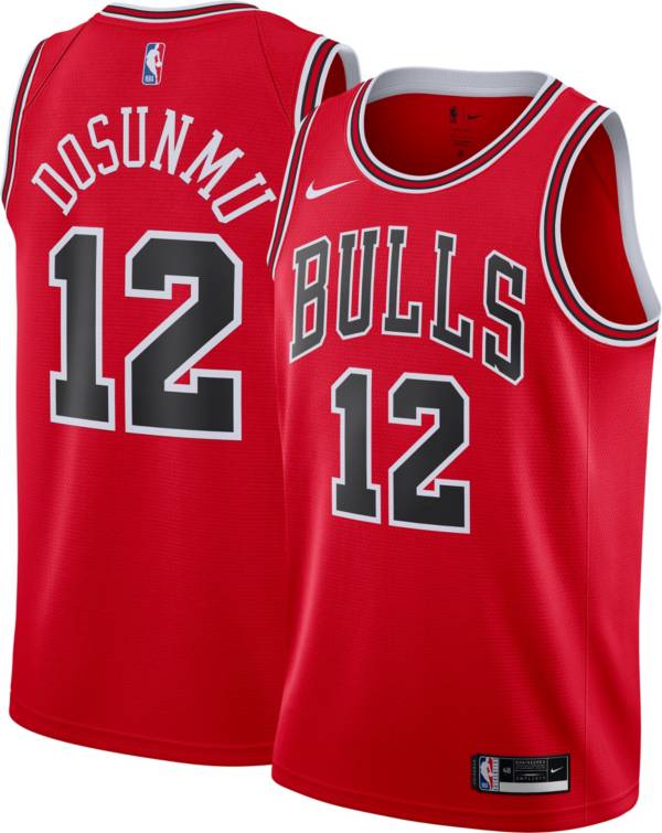 Nike Men's Chicago Bulls Ayo Dosunmu #12 Red Dri-FIT Swingman Jersey product image