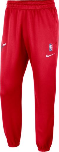 Red Nike NBA Chicago Bulls Showtime Track Pants