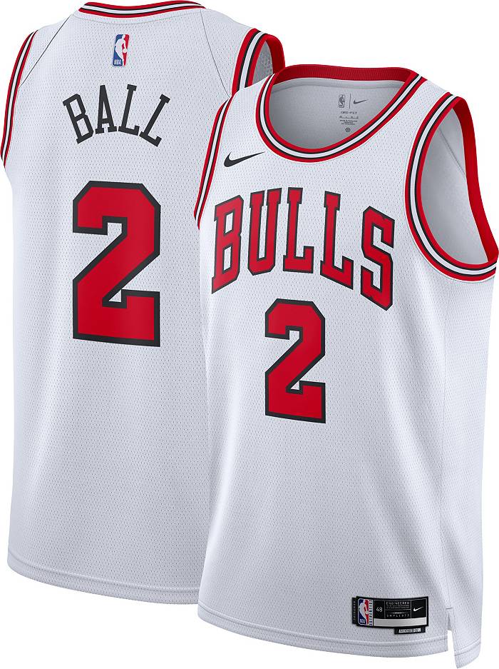 Nike Chicago Bulls Lonzo Ball #2 Swingman Jersey