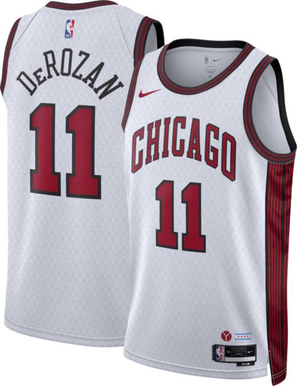 Nike Men's Chicago Bulls DeMar DeRozan #11 Red Dri-FIT Swingman Jersey, XXL | Holiday Gift