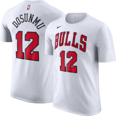 sorry, Nike Men's Chicago Bulls Ayo Dosunmu #12 White T-Shirt is currently out of stock