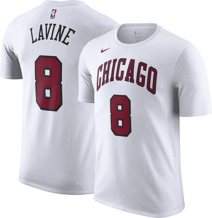 Nike Men's 2022-23 City Edition Chicago Bulls Zach LaVine #8 White Dri-Fit Swingman Jersey, XXL