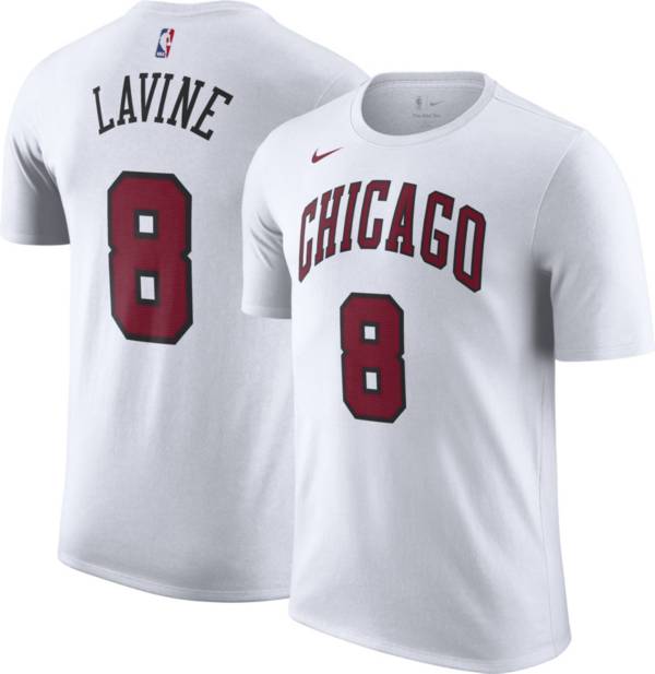 Nike Youth 2022-23 City Edition Chicago Bulls Zach LaVine #8 White