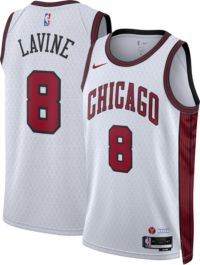 Nike Men's Chicago Bulls Zach LaVine #8 Red T-Shirt, XXL