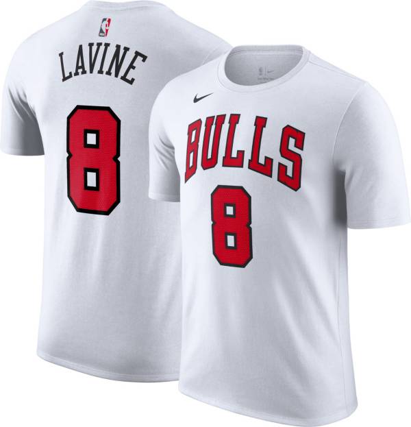 Nike Men's Chicago Bulls Zach LaVine #8 White T-Shirt product image
