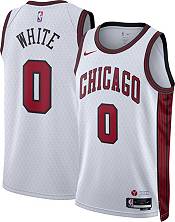 Nike Men's 2022-23 City Edition Chicago Bulls Coby White #0 White Dri-FIT  Swingman Jersey