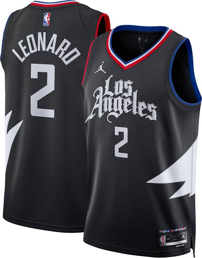 Swingman Men's Kawhi Leonard Blue Jersey - #2 Basketball Los Angeles  Clippers City Edition