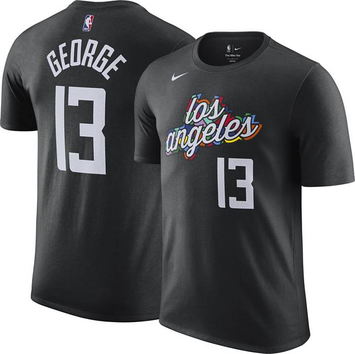Lids Paul George LA Clippers Nike Youth 2022/23 City Edition Name & Number  T-Shirt - Black