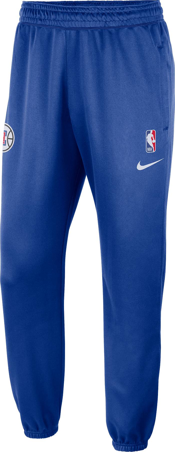 Nike Men's Los Angeles Clippers Blue Dri-Fit Spotlight Pants