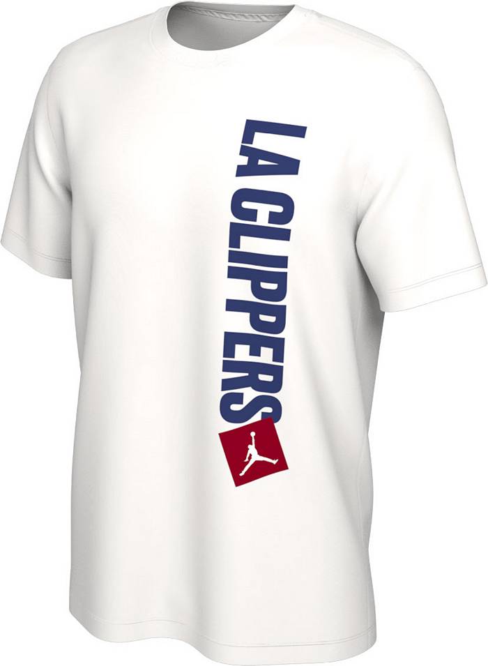 Nike Team LA Clippers Warm Up Jersey Shirt White/Red NBA Los Angeles Mens  XXL
