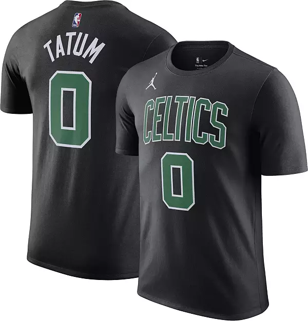Nike Men's Boston Celtics Jayson Tatum #0 Black T-Shirt | Dick's Sporting Goods