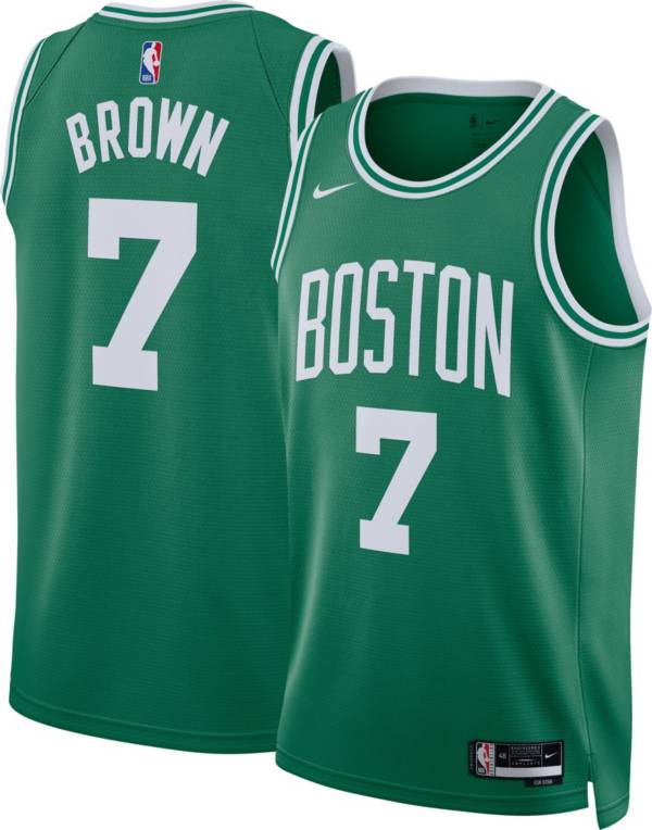 Nike Men's Boston Celtics Jaylen Brown #7 Green Dri-FIT Swingman Jersey product image