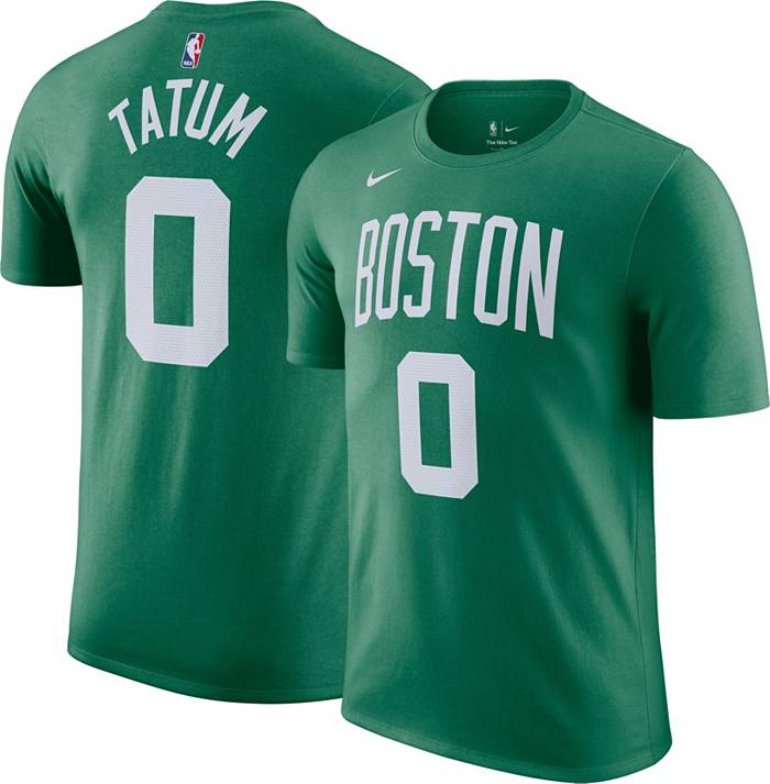 Nike Men's 2022-23 City Edition Boston Celtics Jayson Tatum #0 Green Dri-Fit Swingman Jersey, Medium