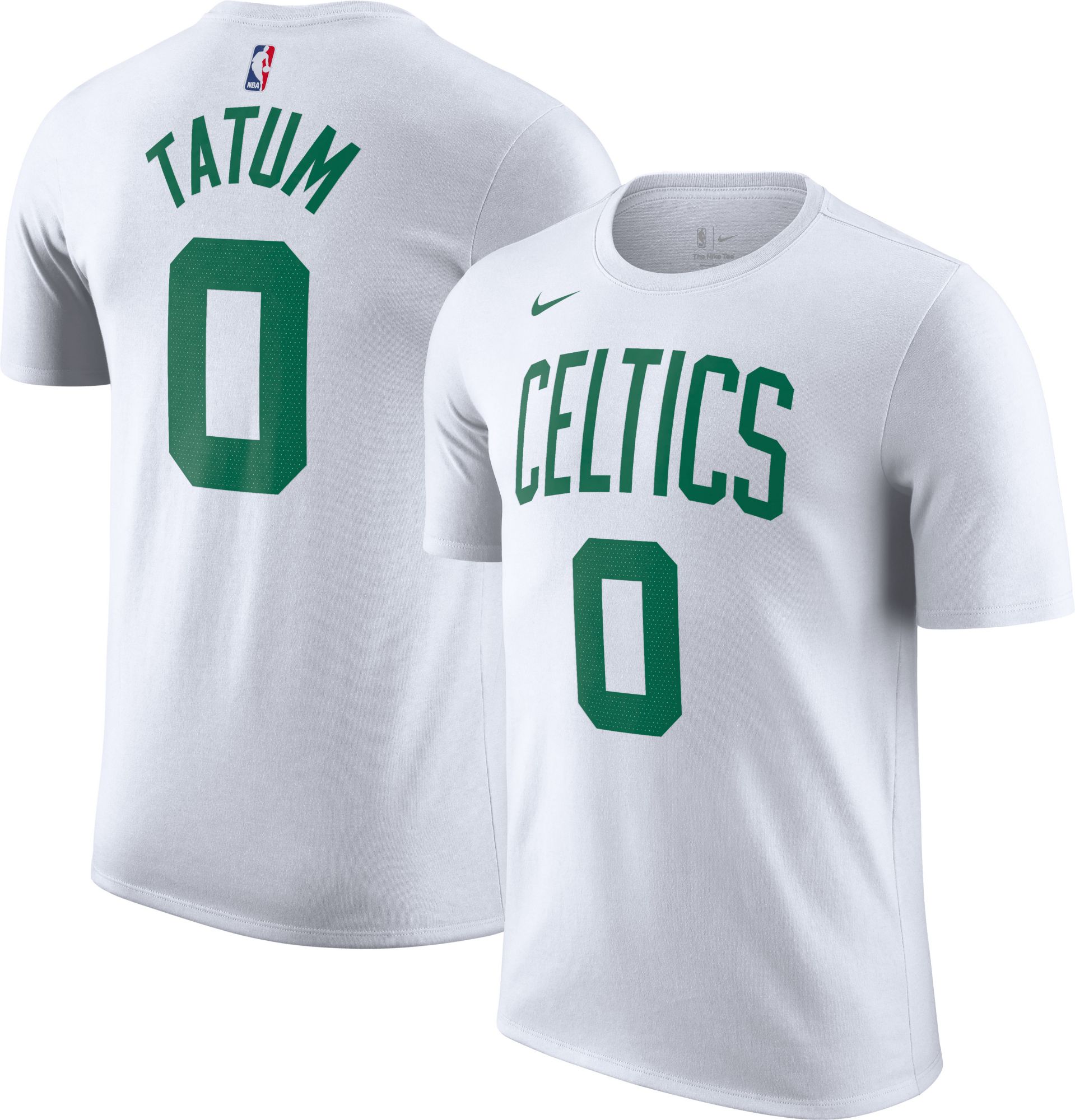 Nike Men's Boston Celtics Jayson Tatum #0 White T-Shirt product image