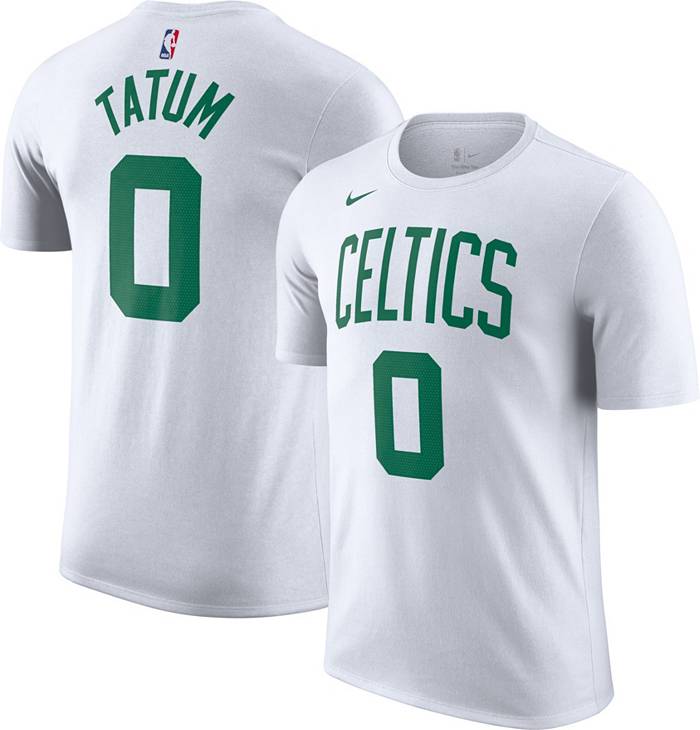 Men 0 Jayson Tatum Jersey White Boston Celtics Jersey Swingman