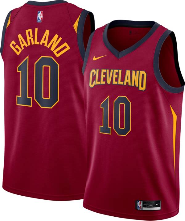 Nike Men's 2022-23 City Edition Cleveland Cavaliers Evan Mobley #4 White Dri-Fit Swingman Jersey, Large