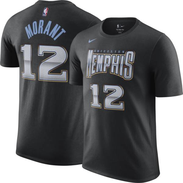 Nike Men's 2022-23 City Edition Memphis Grizzlies Ja Morant #12 Black Cotton T-Shirt product image