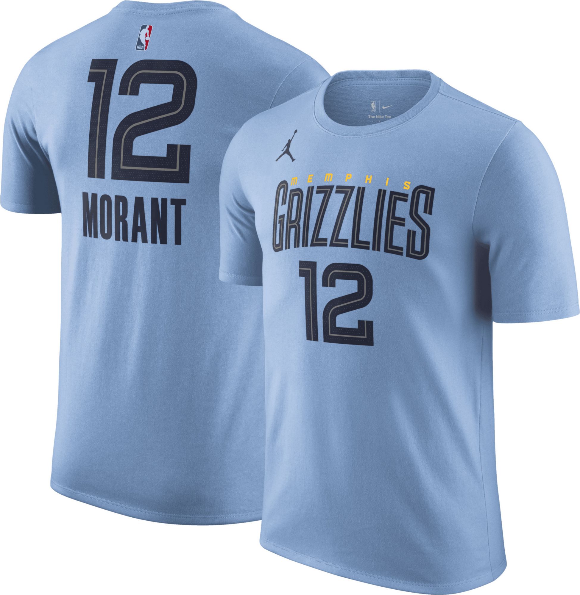 Nike Men's Memphis Grizzlies Ja Morant #12 Blue T-Shirt product image