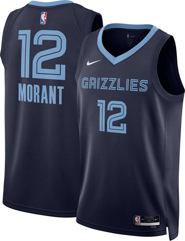  Men's 22 Morant Basketball Jersey Stitched Size S