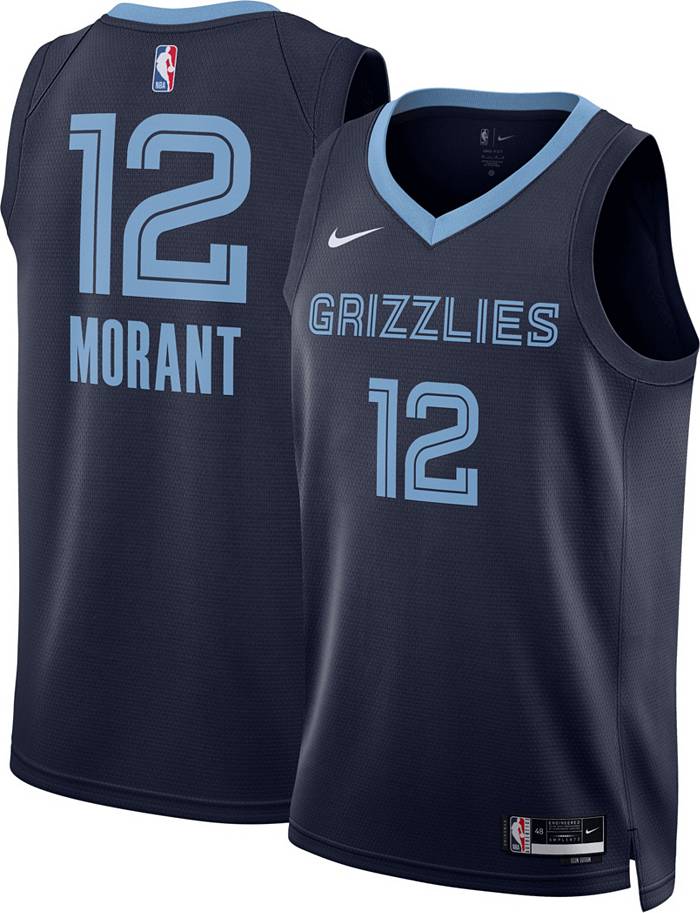 Nike Ja Morant NBA Memphis Grizzlies #12 Dri-FIT Swingman Jersey Size Large