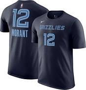 Nike Men's Memphis Grizzlies Ja Morant #12 Blue T-Shirt, Medium