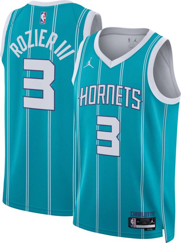 Nike Men's Charlotte Hornets Terry Rozier #3 Teal Dri-FIT Swingman Jersey product image