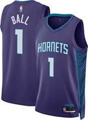 Nike Men's Charlotte Hornets LaMelo Ball #1 White Dri-Fit Swingman Jersey, XXL